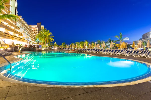 파라다이스 라고 타우리토 호텔의 수영장 구역 — 스톡 사진