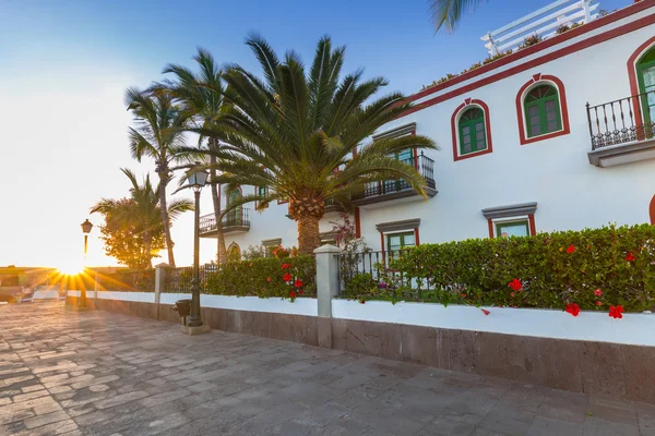 Arquitectura del Puerto de Mogan, Gran Canaria — Foto de Stock