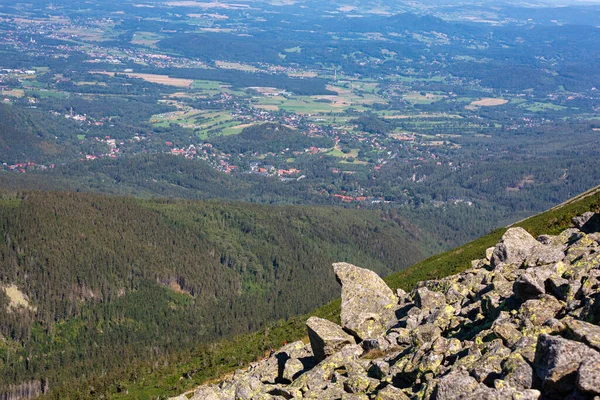 Paesaggio Bello Delle Montagne Karkonosze Polonia — Foto Stock