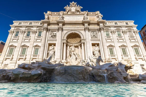 Vacker Arkitektur Fontana Trevi Rom Italien — Stockfoto