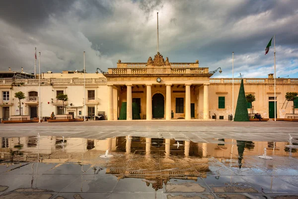 Valletta Malta Gennaio 2019 Bellissima Architettura Del Centro Valletta Capitale — Foto Stock