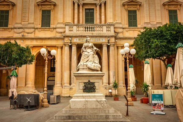 Valletta Malta Stycznia 2019 Piękna Architektura Centrum Miasta Valletta Stolicy — Zdjęcie stockowe