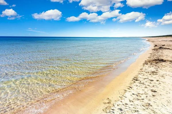 Strand Van Oostzee Zomer Sobieszewo Polen — Stockfoto