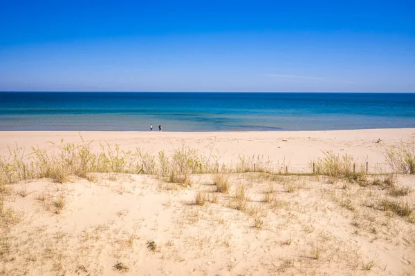 波兰索比谢沃波罗的海海滩夏季美丽的风景 — 图库照片