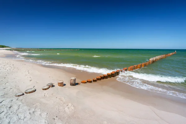 Die Ostseeküste Mit Wunderschönen Stränden Auf Der Halbinsel Hel Polen — Stockfoto