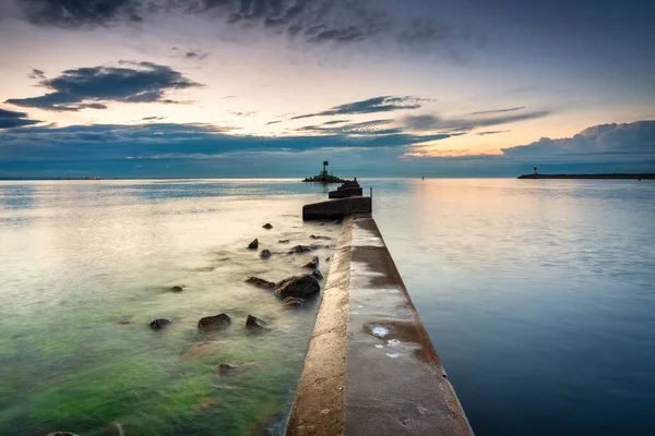 Polonya Nın Gdansk Kentindeki Baltık Denizi Nde Güzel Bir Gün — Stok fotoğraf