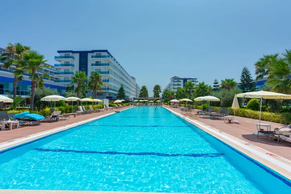 Turker Turchia Luglio 2021 Area Piscina Dell Hotel Eftalia Marin — Foto Stock