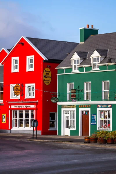 Dingle Ireland January 2011 Traditional Architecture Irish Pubs Dingle Town — Stock Photo, Image