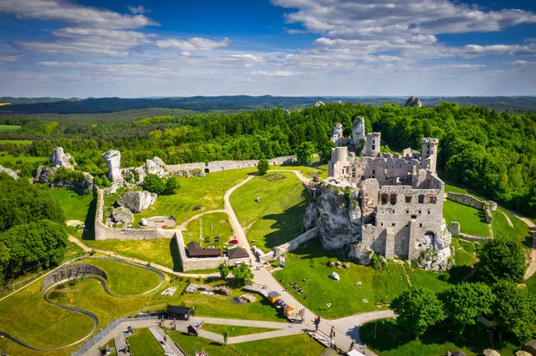 Ruins Beautiful Ogrodzieniec Castle Poland — Stock Photo, Image
