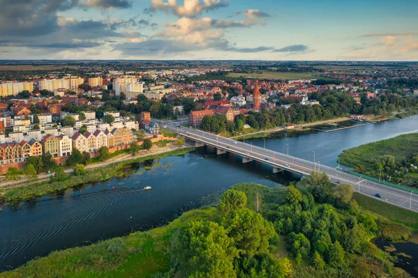 폴란드의 노가트 강가에 보르크 아름다운 — 스톡 사진
