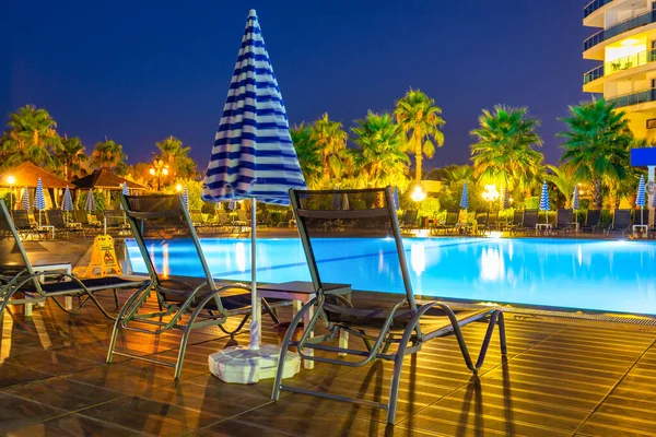 Turker Turecko Července 2021 Bazén Hotelu Eftalia Marin Provincii Alanya — Stock fotografie