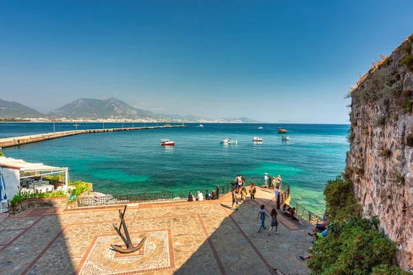 Alanya Türkei Juli 2021 Touristen Hafen Von Alanya Mittelmeer Türkei — Stockfoto