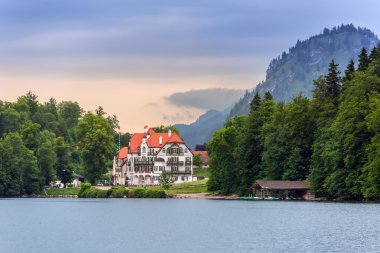 Hohenschwangau köy Bavyera Alpleri'nde