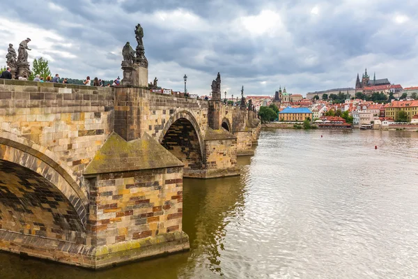 Karlův most v Praze, Česká republika — Stock fotografie