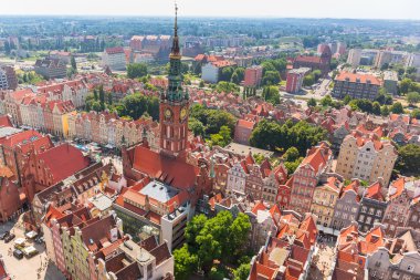 Gdansk eski şehrin mimarisi