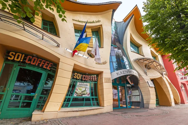 The Crooked house in Sopot — Stock Photo, Image