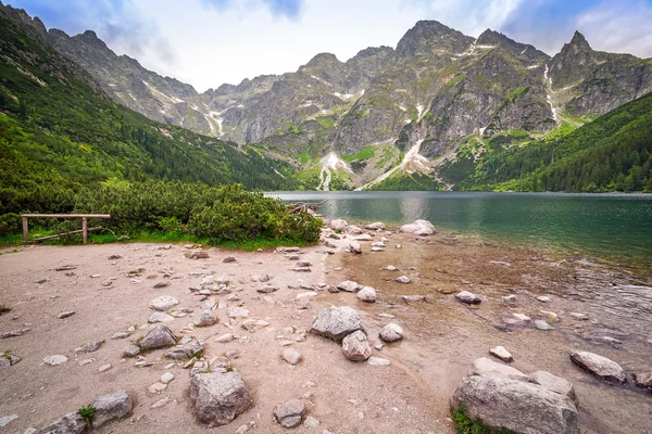 在波兰的所有路经塔特拉山 — 图库照片