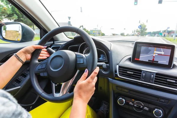 Autofahren — Stockfoto