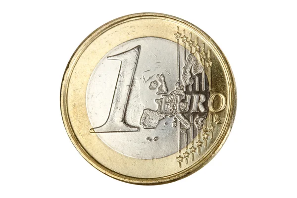 Moneta da 1 euro — Foto Stock