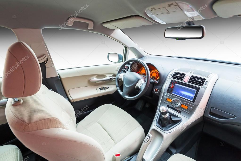 Modern car interior