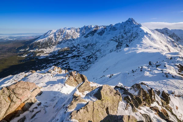 Tatra-Gebirge im verschneiten Winter, Polen — Stockfoto
