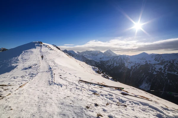 Tatra montanhas em tempo de inverno nevado, Polônia — Fotografia de Stock