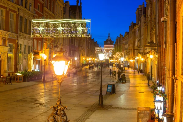 Gdansk óvárosának történelmi építészet — Stock Fotó