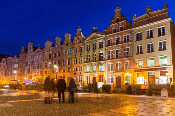 Gdansk óvárosának történelmi építészet — Stock Fotó