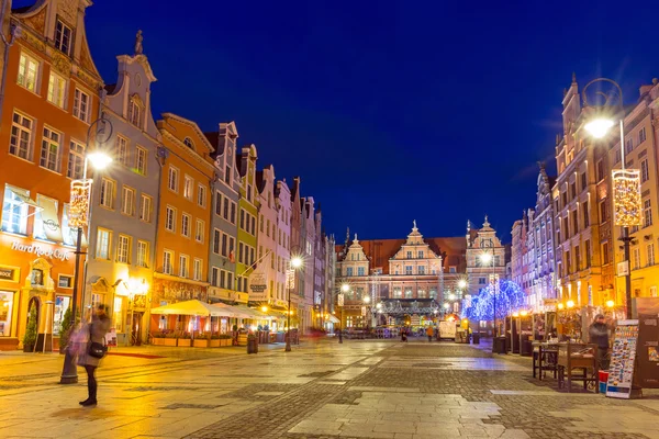 Arquitetura histórica da cidade velha em Gdansk — Fotografia de Stock