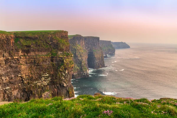 Cliffs of Moher al tramonto, Irlanda — Foto Stock