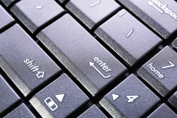 Enter button on the computer — Stock Photo, Image