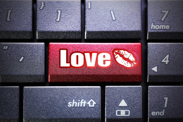 Love by the internet — Stock Photo, Image