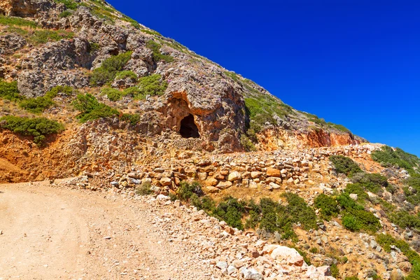 Klippiga kusten av Kreta i Grekland — Stockfoto