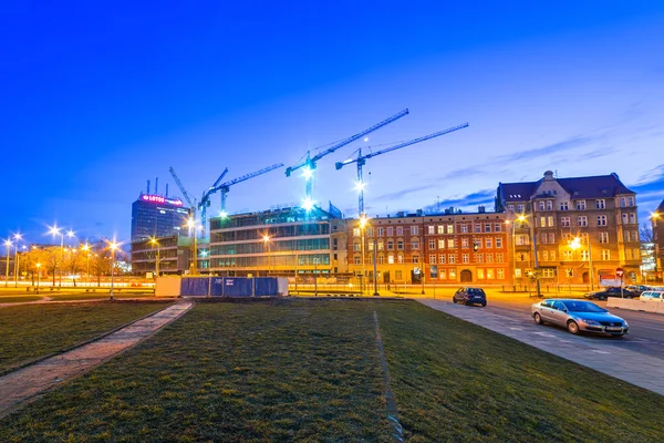Building construction of Tryton office building in Gdansk — Stock Photo, Image