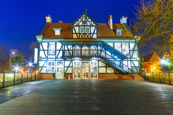 Historische Millers huis in Gdansk, Polen — Stockfoto