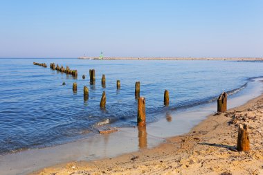 Baltık Denizi güzel plaj