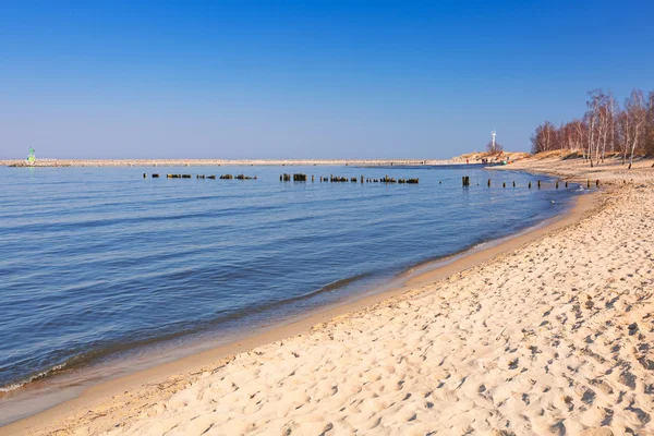 Krásné pláže u Baltského moře — Stock fotografie