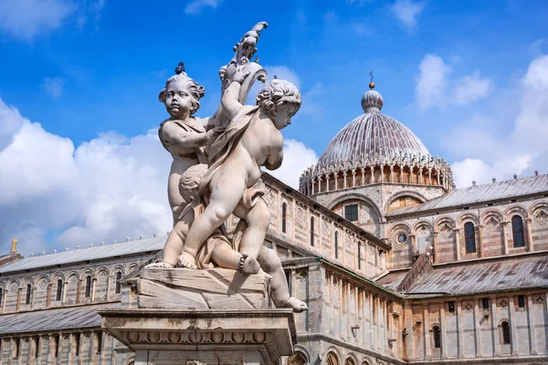 Sculpture in marble of Pisa, Italy Royalty Free Stock Photos