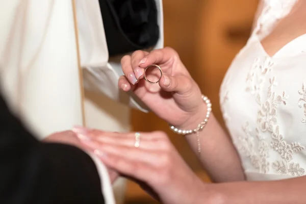 Anillos de boda — Foto de Stock