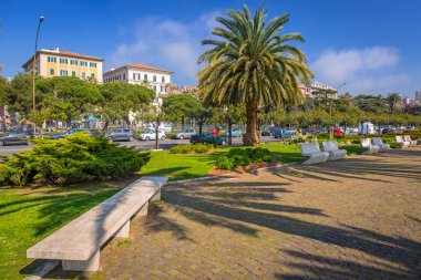 La Spezia, İtalya sokakta Promenade