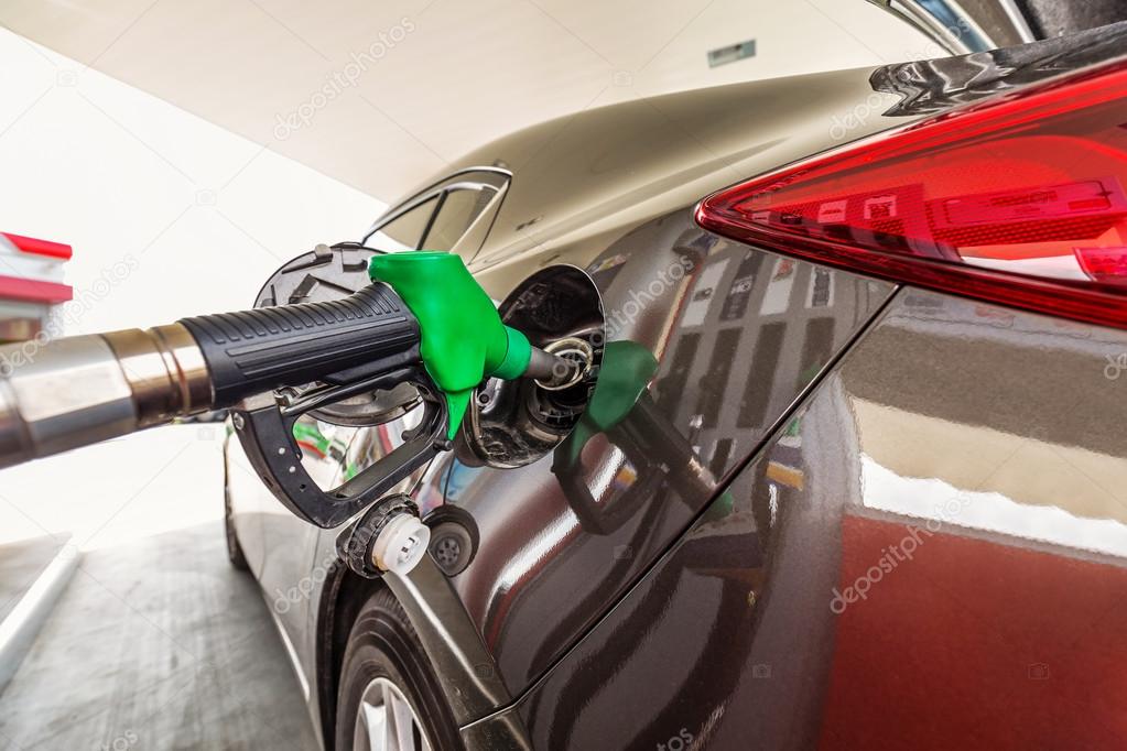 Refilling car fuel