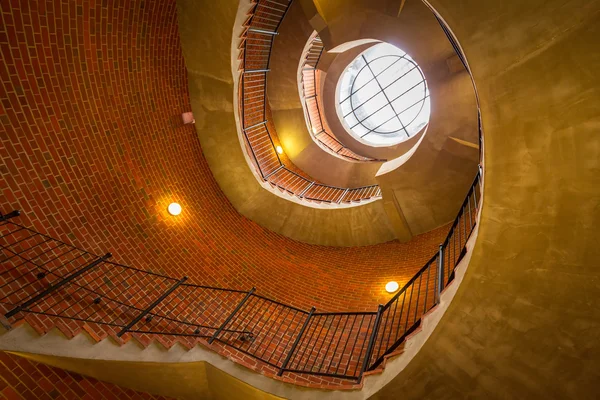 Staircase of the Klimek observatory tower in Grudziadz — Φωτογραφία Αρχείου