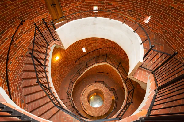 Staircase of the Klimek observatory tower in Grudziadz — Stock Photo, Image