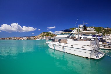 Marina deniz araçları Zakynthos, Yunanistan ile