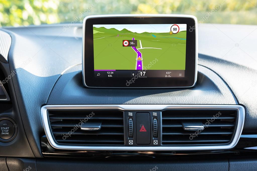 Navigation device in the car