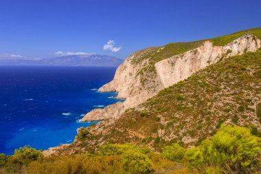 Güzel uçurumlarda Zakynthos Island, Yunanistan