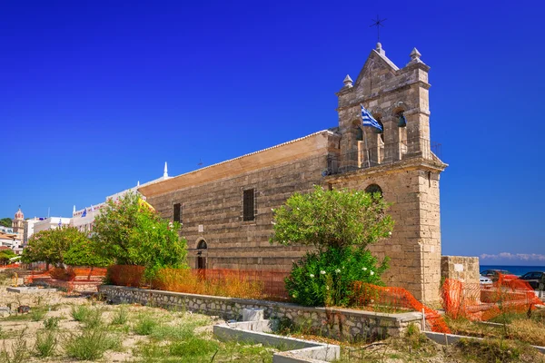 Kostel svatého Mikuláše v Zakynthos, Řecko — Stock fotografie