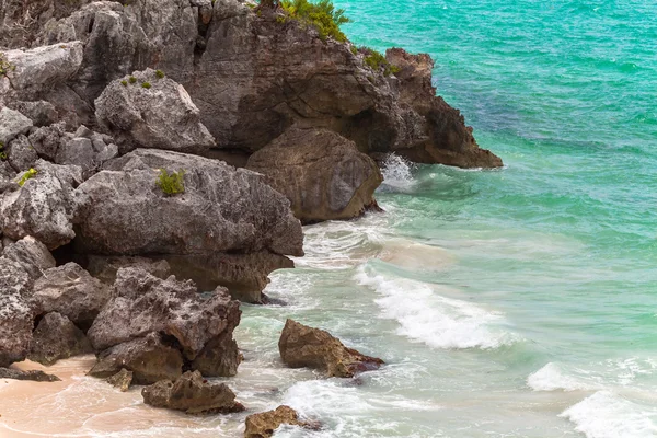 Playa del Mar Caribe en México — Foto de Stock