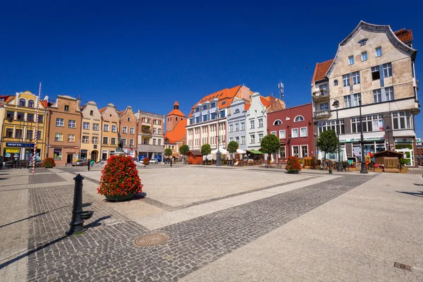 Arquitectura del casco antiguo de Grudziadz, Polonia — Foto de Stock