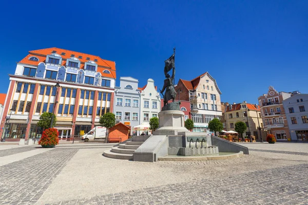 Architecture of old town in Grudziadz, Poland — Stok fotoğraf